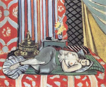 Henri Matisse Odalisque with Grey Culottes (mk35) china oil painting image